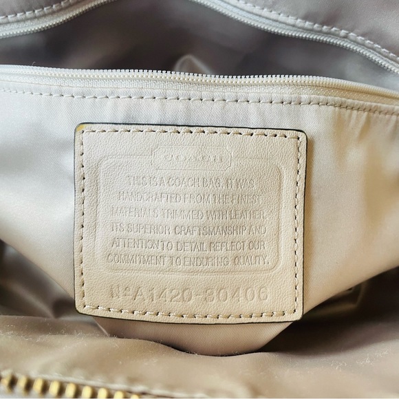 Coach Madison Georgie OP Art Convertible Satchel - Picture 7 of 12